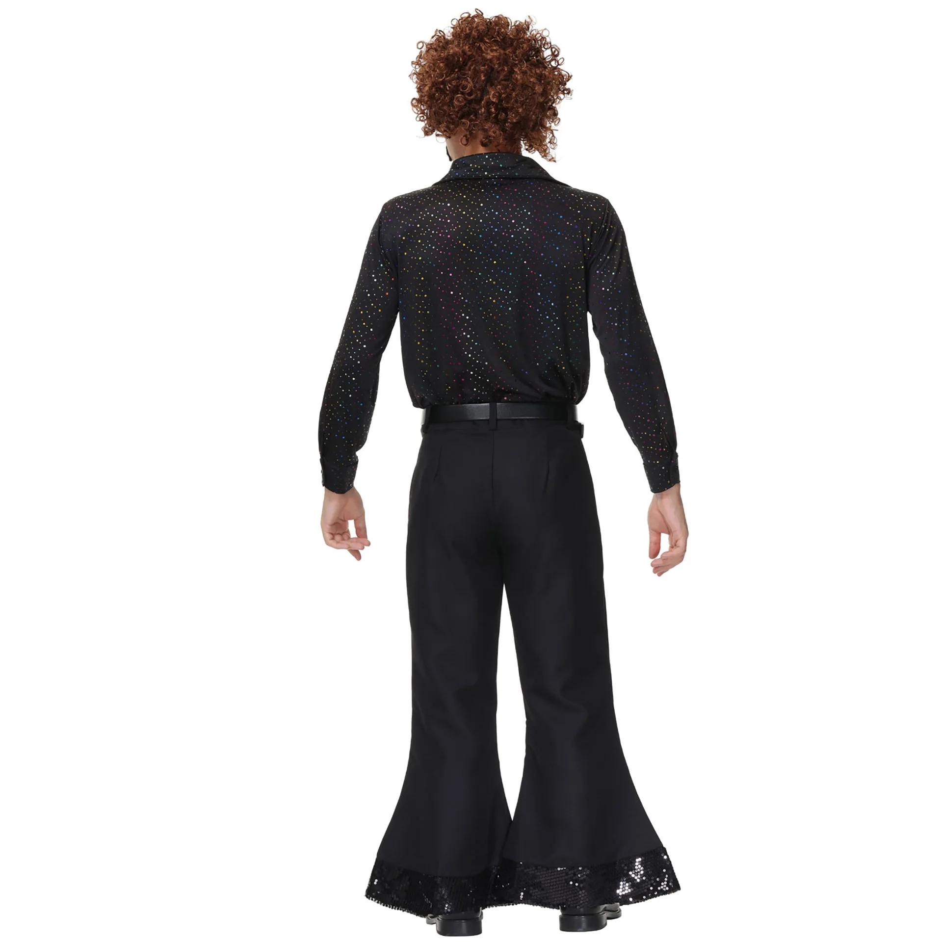 M-xl Music Festival Bar Singer Hippy Party Halloween Couple 80s Retro Disco Performance Costume