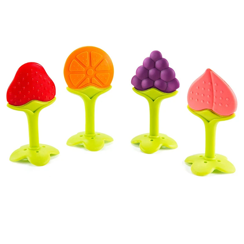 Нетоксичный детский Прорезыватель для зубов, силиконовые игрушки без бисфенола А, пищевой класс, забавная Жевательная силиконовая детская Прорезыватель для зубов для малышей, младенцев