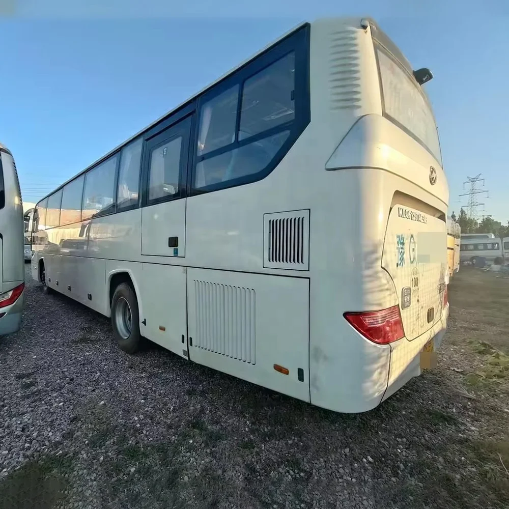 Used Higer Bus China 50 Seats RHD Rear Engine Diesel Higer Coaches KLQ6125 for Sale
