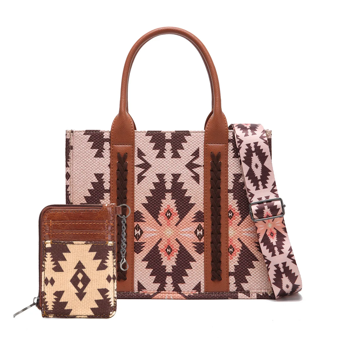 Leather Tote Bags Women Stylish Shopping Bag Elegant Vintage Style Perfect Accessory Leather bag and purse sets