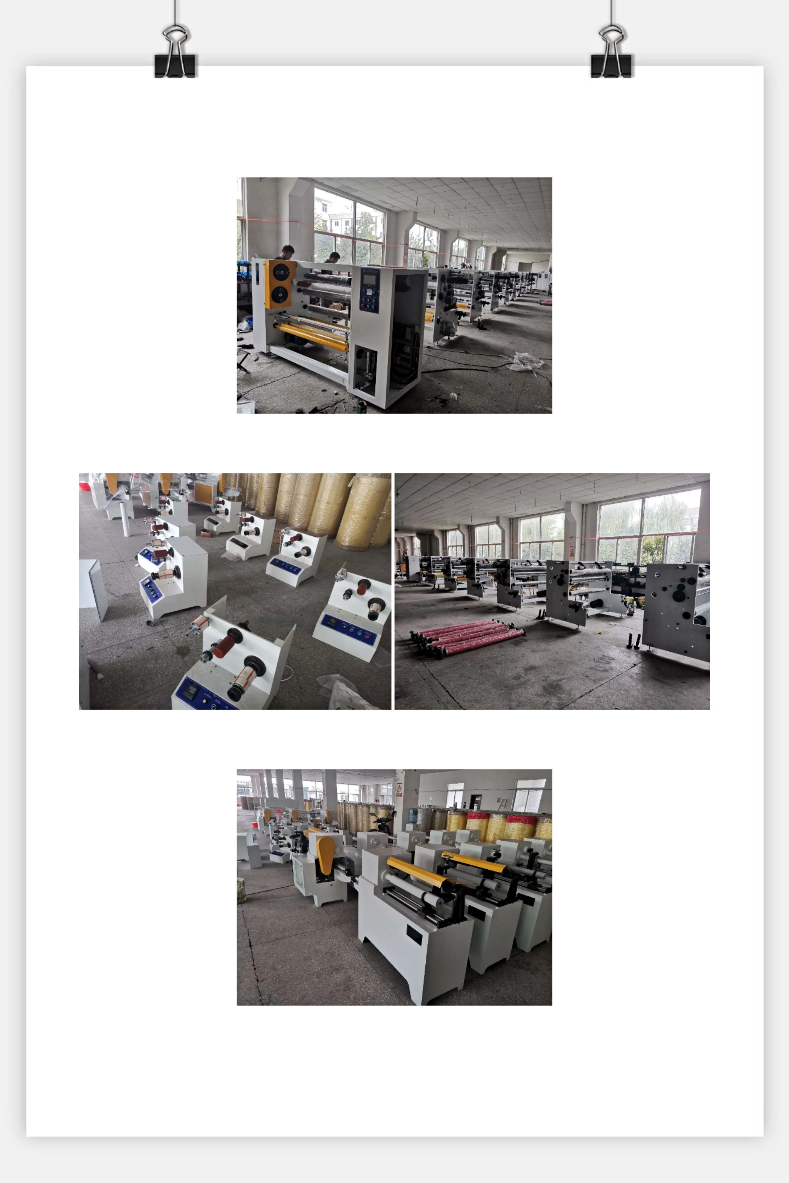 High Speed Multifunctional four shaft jumbo roll packing tape slitter rewinder