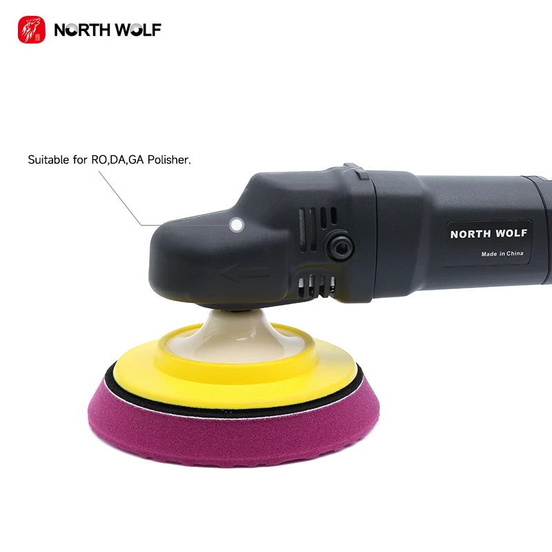 North Wolf Customize Foam Polishing Pad Wholesale Polish Pad Car Detailing Buffing Pad