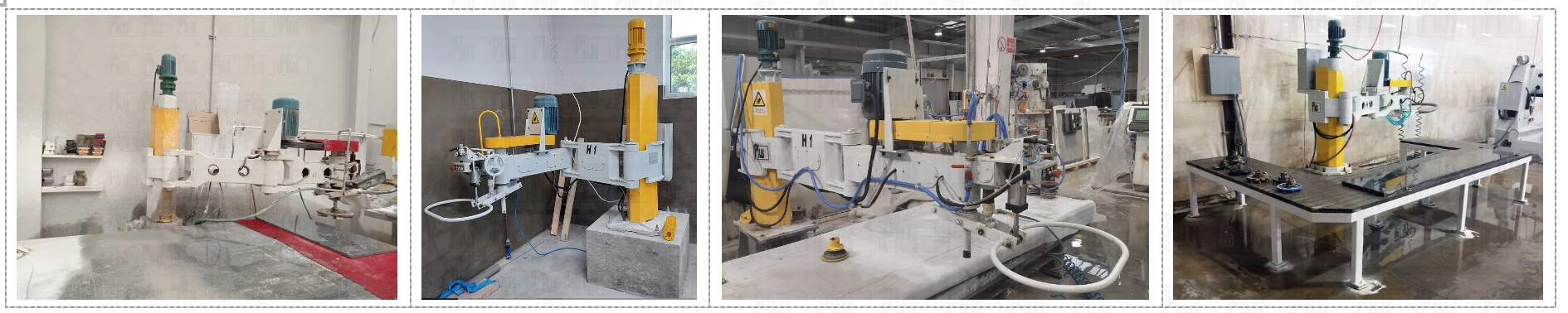 H1 Automation Manual Swing Arm Grinding Machine/stone Polishing Machine Marble/granite Machinery