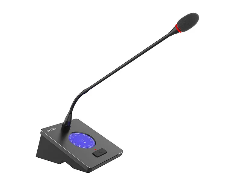 Tabletop LCD Screen conference mic system delegate microphone for discussion system