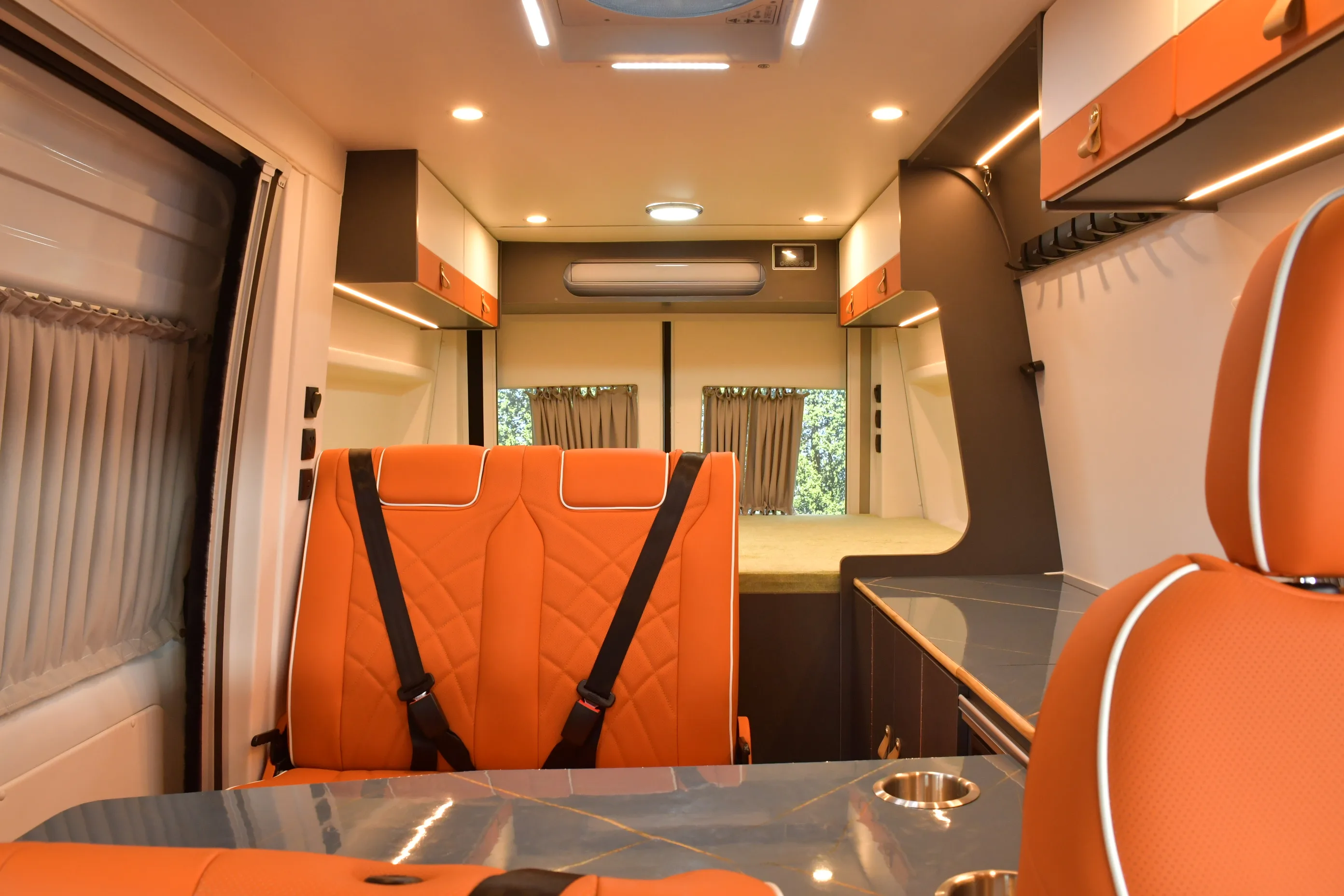JMC Fushun diesel Camping car 2024 Newest Luxury Edition 2.0T High Power Touring car Spacious Motor Home of high configuration