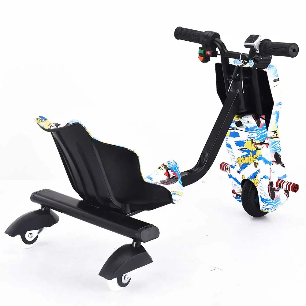 Factory OEM 3 wheel electric balance drift cart for children and adults 3 wheel shopping cart for climbing stair