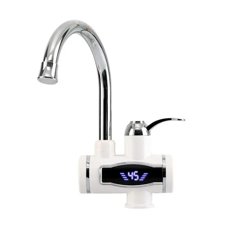 High Quality Digital 3000W 360 Degree Instant 220V Kitchen Faucet EU Plug Electric Water Heater