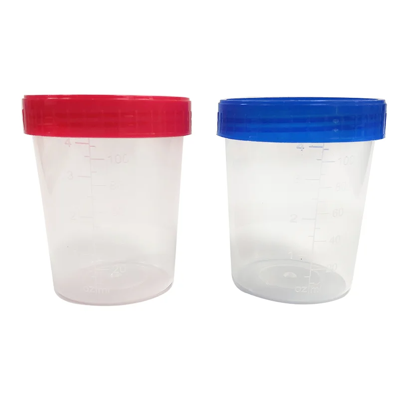 Urine Collection Container Laboratory Hospital Consumables Urine Measurement Disposable 120ml Urine Sample Cup