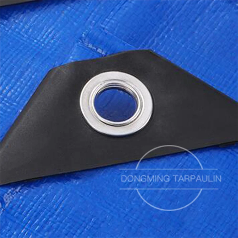 Factory Supply 8x18M PE Tarpaulin Sheet Heavy Weight 250GSM Multi-Purpose Thick Waterproof Poly Tarp