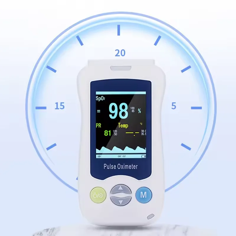 Professional Veterinary Use Rechargeable Pet Pulse Oximeter Monitor With Probes  Vet  Handheld Pulse Oximeters