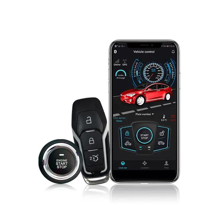 Surprise Price  Smart Car Alarm Security Systems Phone App-Controlled Car Alarm with Remote Lock/Unlock and Car Finding