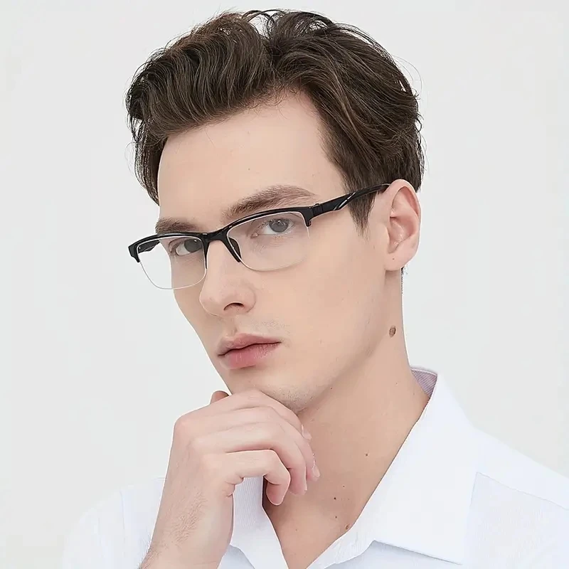 Half Frame Ultralight Reading Glasses Women Men Presbyopia Glasses  With Diopter +0.75 1.0 1.25 1.5 1.75 2.0 2.5 2.25 to 4.0