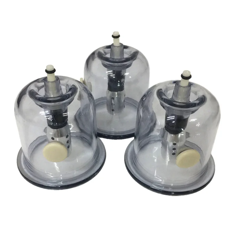 Wholesale Chinese traditional silicone hijama cupping cups therapy for body Cupping vacuum set massage