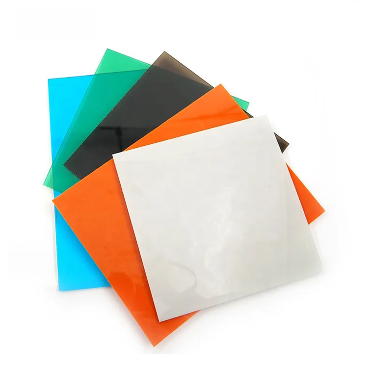 Clear Hail Sun Proof Sunshade Solid Polycarbonate Roof Sheet