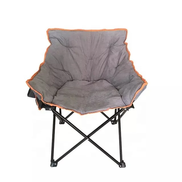 New Fashion Appearance Design Portable Garden Chair Metal Foldable Moon Chair