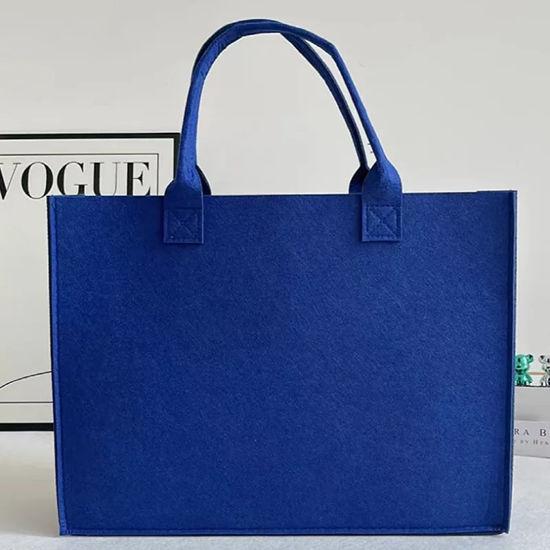 Leisure Shopping Felt Bag All the Things Weekender Bag Heavy Duty Grocery Tote Bag with Handles