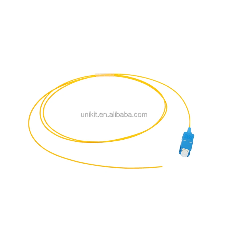Factory Customization Single Mode  Multi-mode Simplex LSZH G657A Fiber Pigtail SC APC/UPC 0.9mm/2.0mm/3.0mm Fiber Pigtail