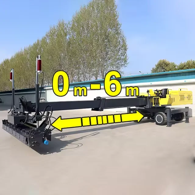 High Efficiency Emery Sand Paver with even Spread Construction Machine Telescopic arm emery spreader