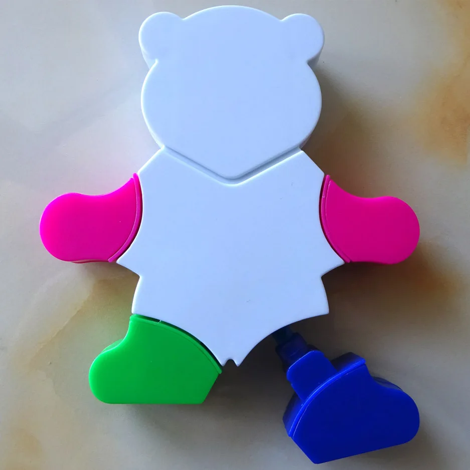 New design 5 in 1 mini highlighter marker pen set