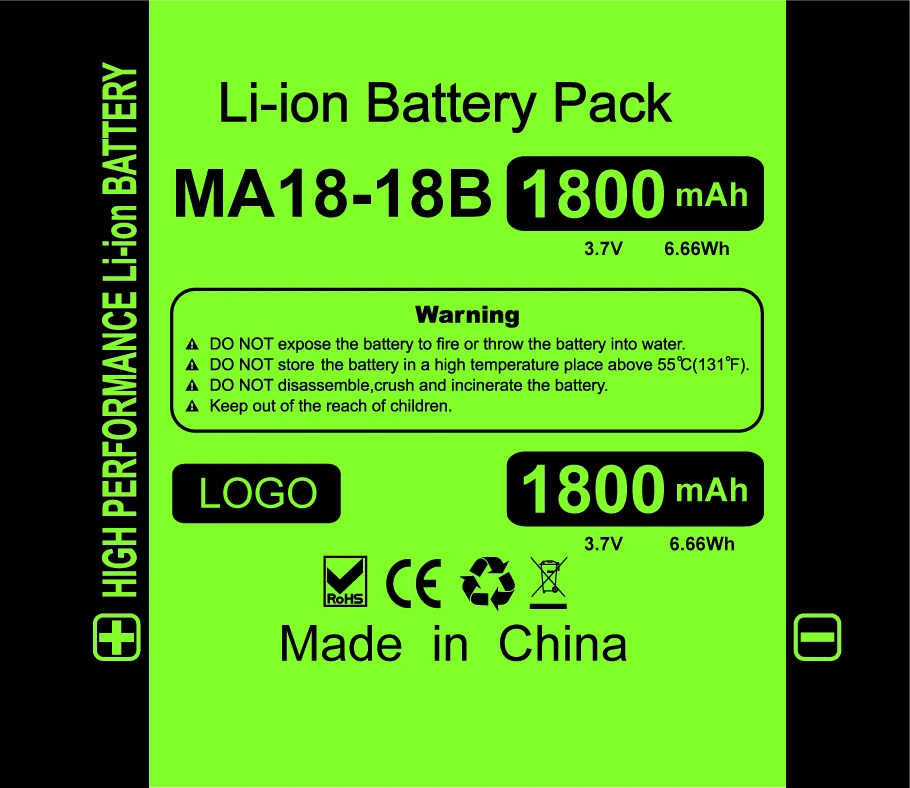 Wholesaler 3.7v 18650 lithium ion battery 1800mah 3500mah 2600mah for flashlight electronic products
