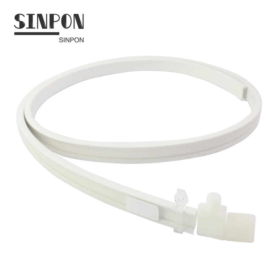 Wholesale Transparent Customized Size Silicone Tube  For Pcb Led Neon Strip Light Diffuser Sleeve Hose Flexible Silicone Tube