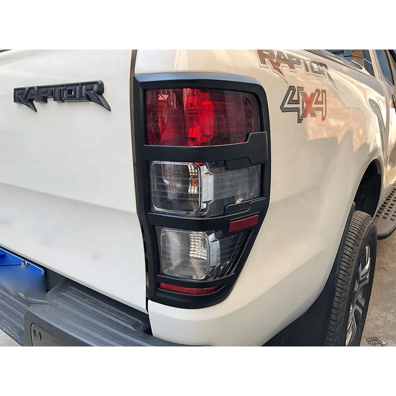 4x4 Accessories Body Parts Abs Matte Black Head Light Cover For Ranger 2012+