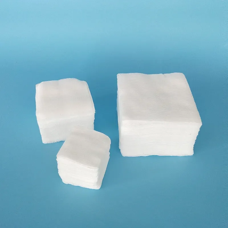 Medical Sterile 10x10cm 16ply Cotton Gauze Swab
