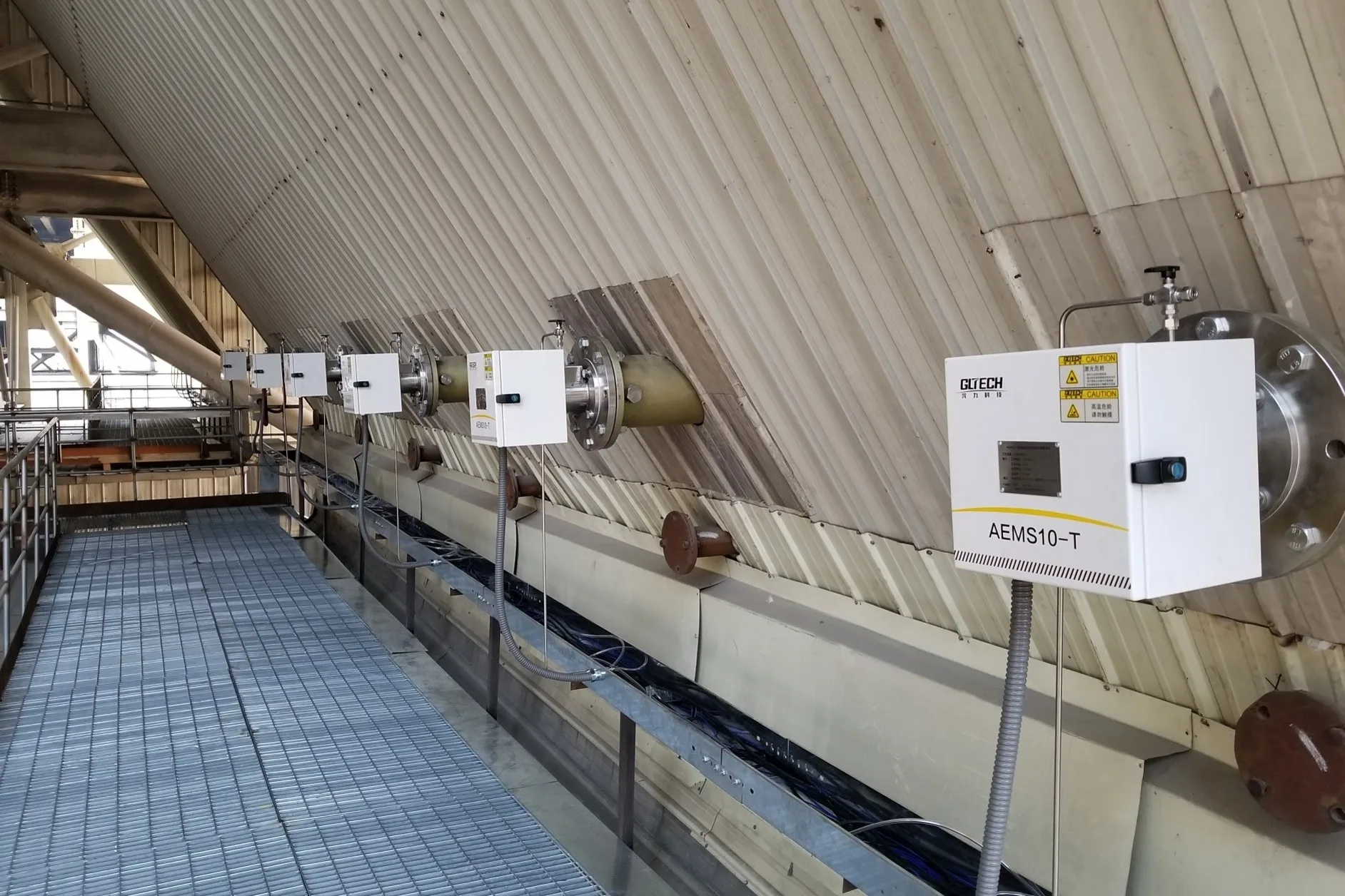 Новый дизайн, система мониторинга выхода аммиака Nh3, газоанализатор электростанции для отфильтрации