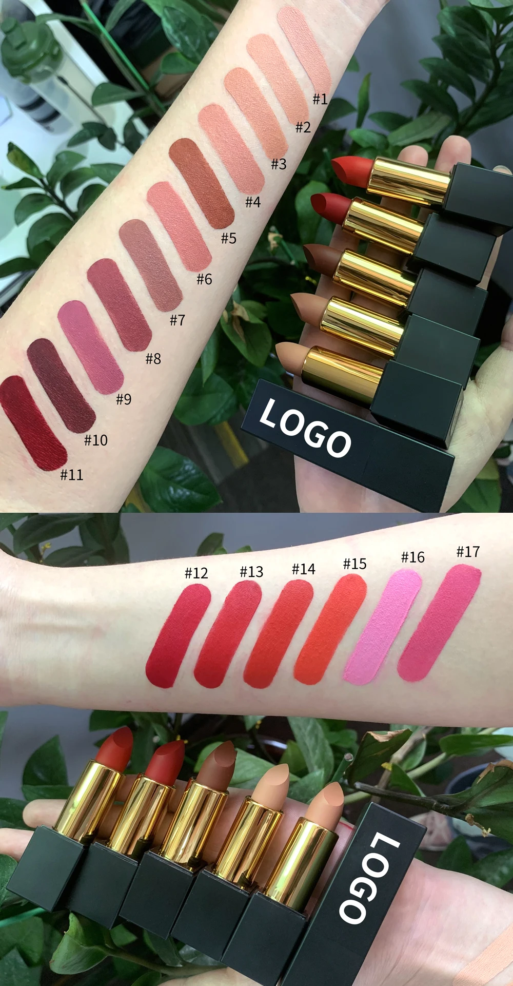 Customizable Lipstick Private Label New Matte Lipstick and Waterproof Makeup OEM Cosmetics Wholesale Vegan liquid lipstick