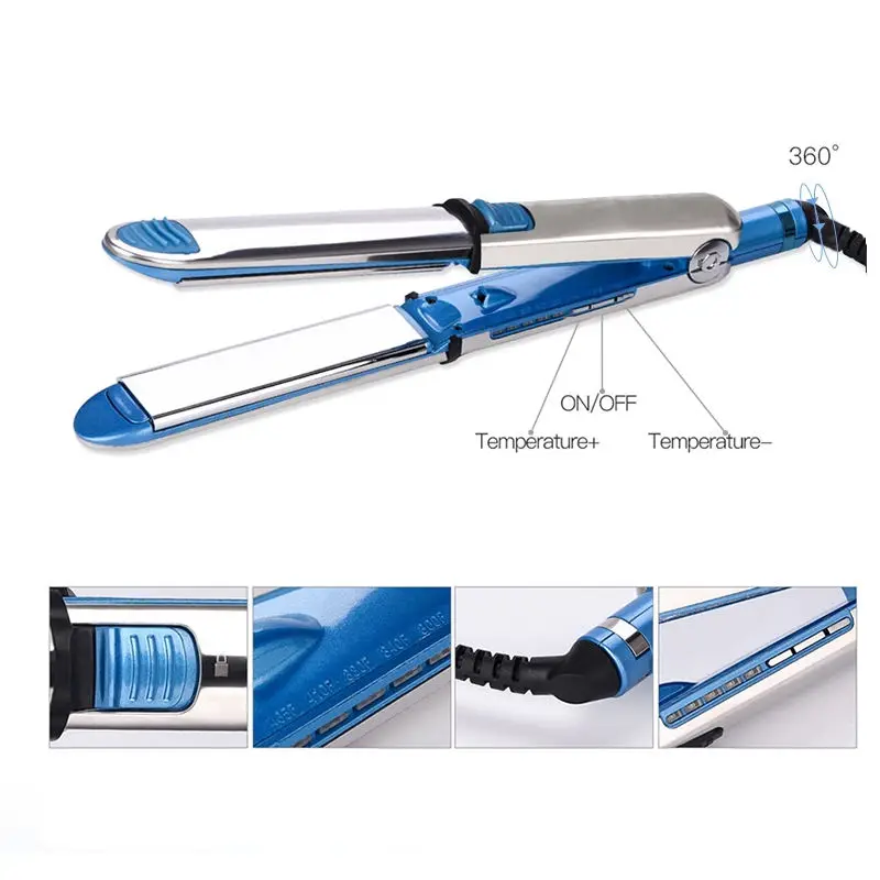 Stainless Steel Nano Titanium Plate Flat Irons Titanium Hair Straightener