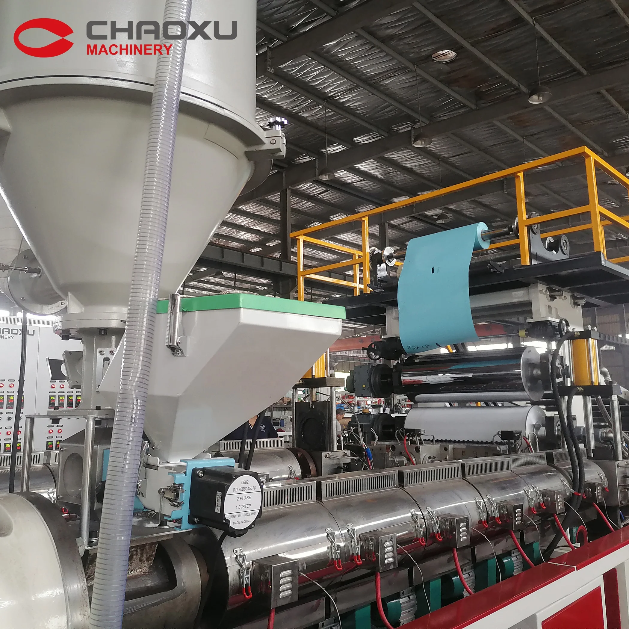 PC ABS Plastic Sheet Extruder Machine Plastic Processing Machinery