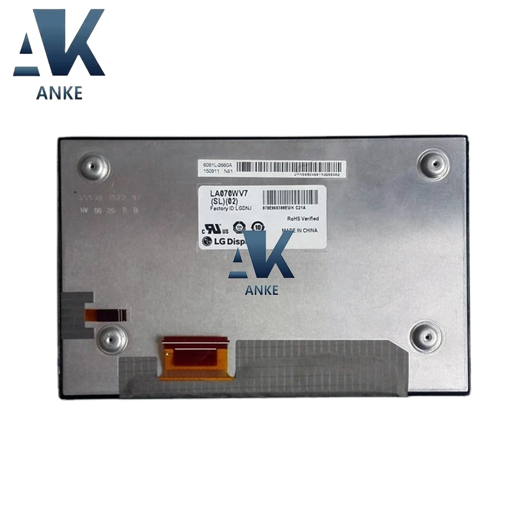 800x480 50 pins 7 inch LCD Panel LA070WV7-SL02