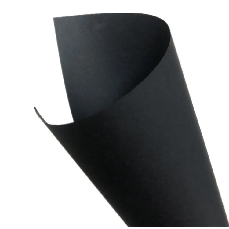 
120 grams pure black woodfree paper virgin 250gr 300gr photoframe black board 