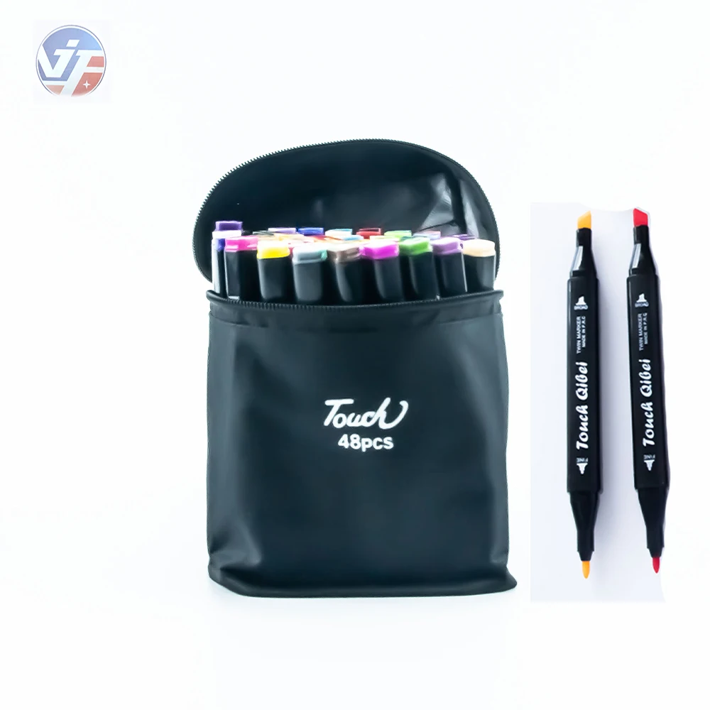 Amazon Dual Tip Alcohol Permanent Paint Art Markers Sketch Markers 24 36 48 60 80 120 168 Colors Art Sets High Quality Hot Sale