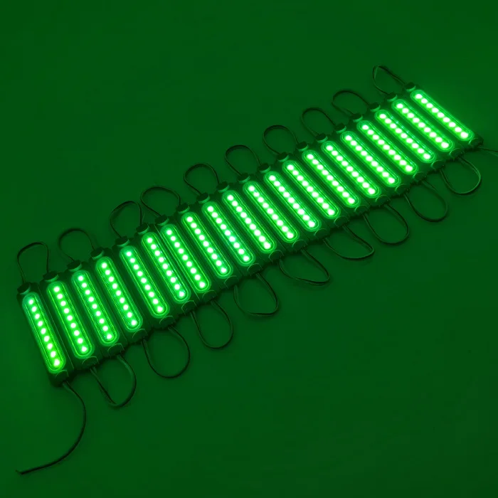 9-chips LED COB Modules with lens Waterproof Decorative Back Light for Letter Sign Advertising with Tape Adhesive Backside