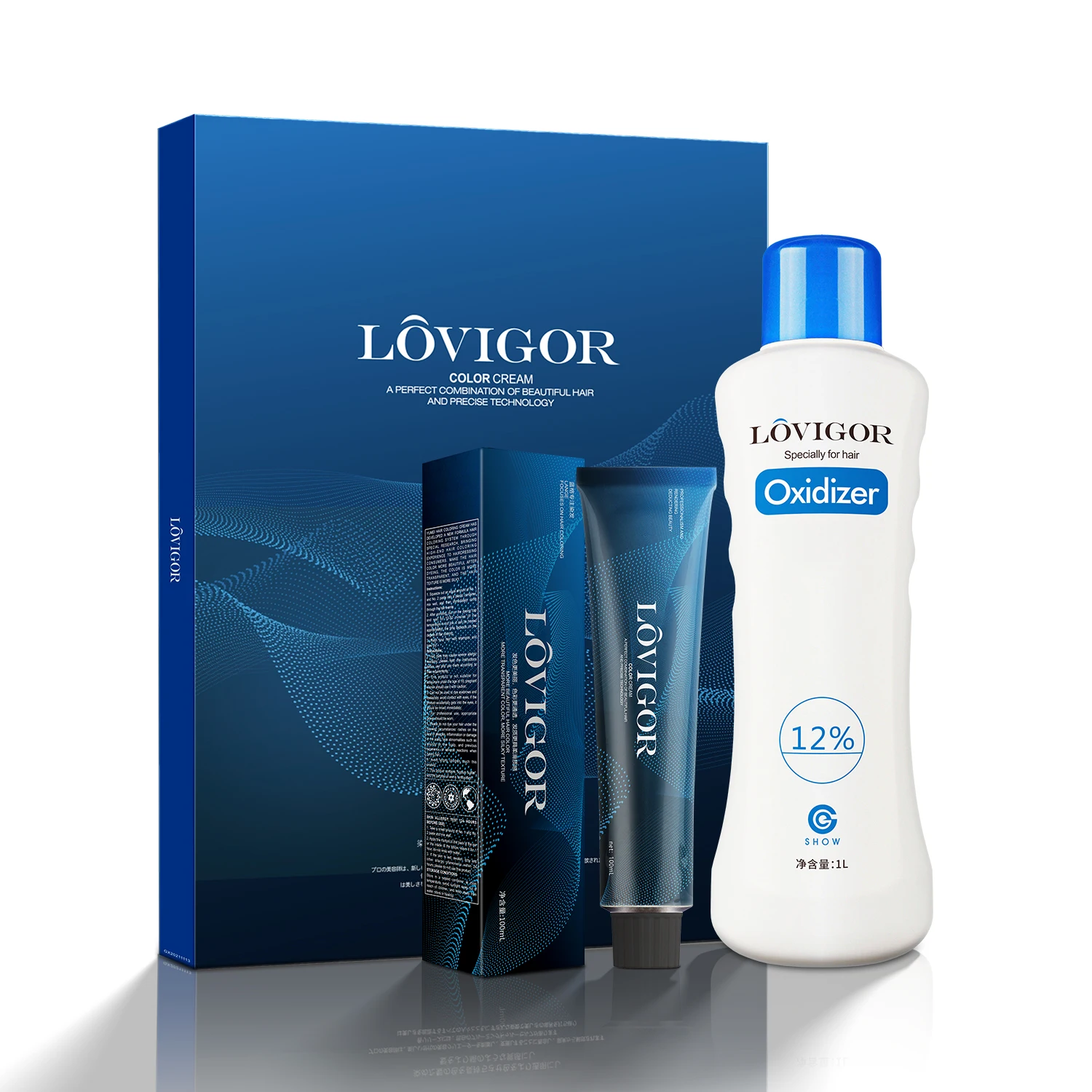 Hot Sale Professional Salon Use Hair Color Cream Less PPD Fast Coloring With 64 Colors