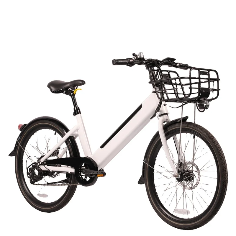 CB001 Customized LED Display City Sharing Electric Bicycle Ebike Electronic Lithium Battery Electric Bicycle Rear Hub Motor 36V