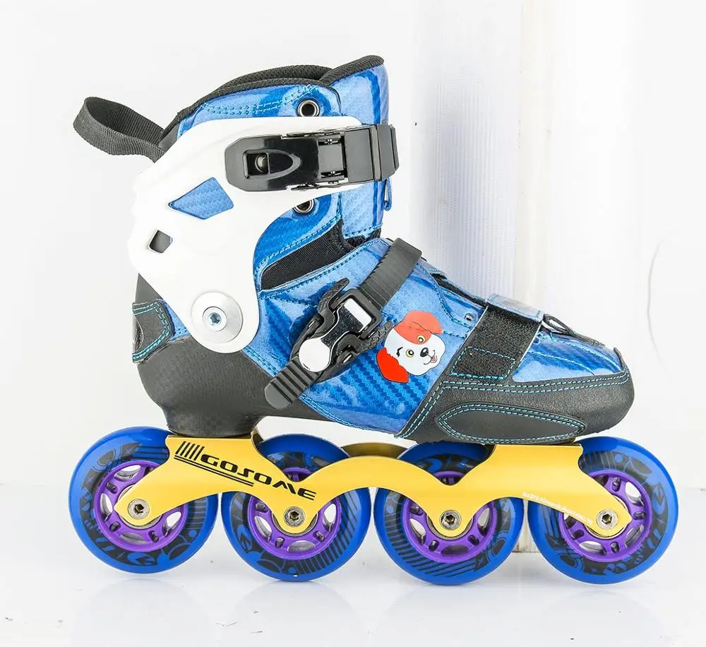Gosome GX-1602B inline speed skates for kids and children freestyle slalom skate
