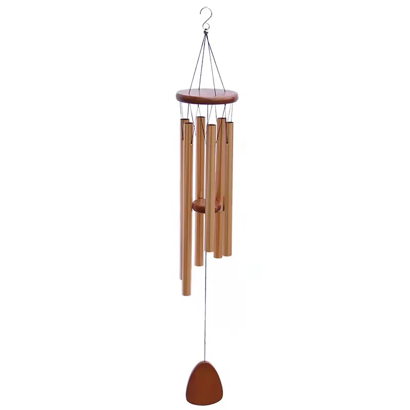 European Bamboo Wind Chimes Outdoor Garden Windchimes Memorial Sympathy Home Aeolian Chimes Wind Bell with Tubes