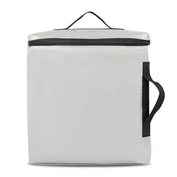 Custom Logo High Quality PVC Mesh Portable Large Outdoor Camping Picnic Beach Can Beer Ice Cream Tote Insulated Lunch Cooler Bag