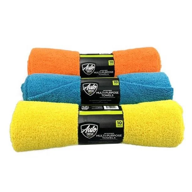 High quality polyester polyamide warp knitted microfiber car cleaning towel 40*40cm