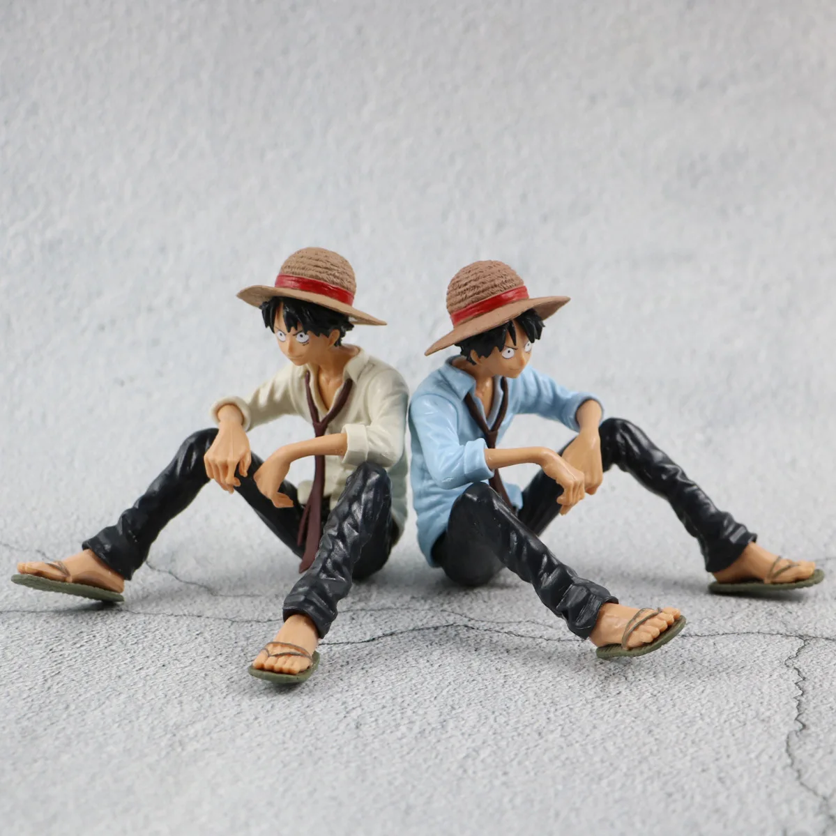 car accessories interior decoration figures PVC cute charater luffy  cartoon doll girl boy collection 3D toy anime action figure