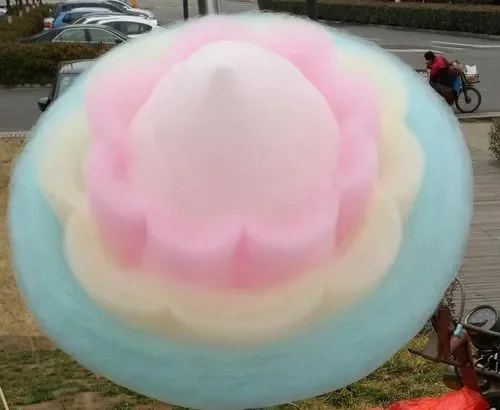Edible sugar sanding Sweet Orange flavor Yellow cotton candy sugar for Cotton Candy Maker Vending Machine