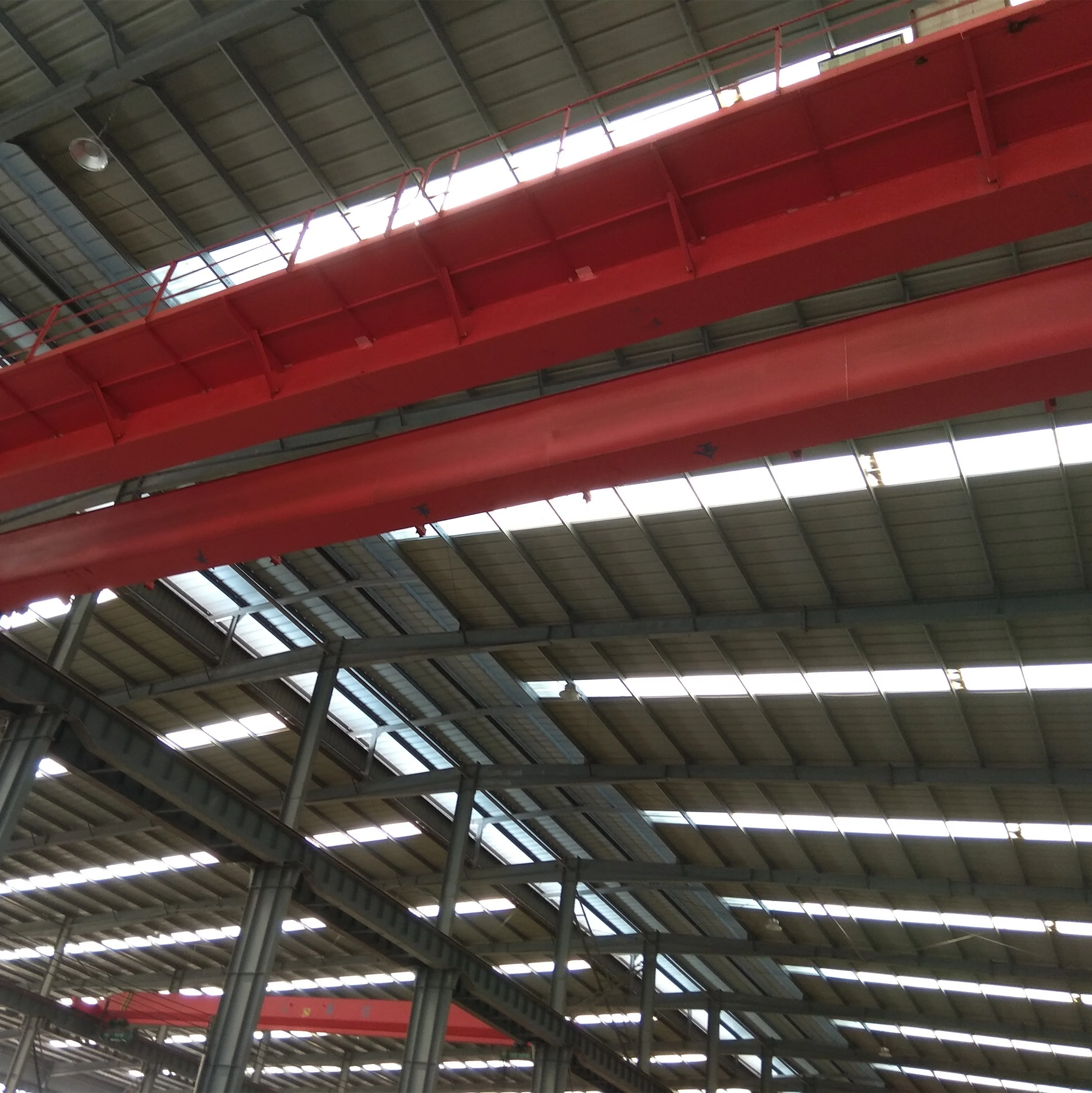 Best Quality Factory Direct Sale QD Heavy Duty 50 60 70 100 ton Double Beam Overhead Travelling Crane Trolley Winch Lifting