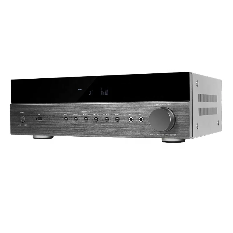 Home Theatre 6 Channel Surround Sound 390W Fm DSP Acoustics BT5.0 ARC Karaoke Classic Famous Audio Power Amplifier