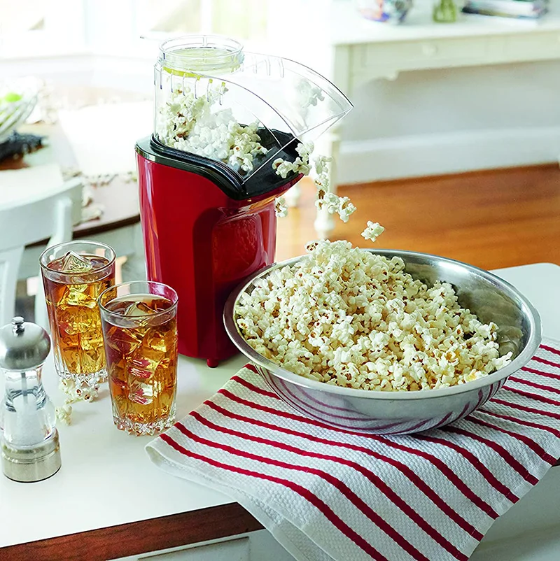 Портативная бытовая машина для приготовления попкорна 1300 Вт из полипропилена и поликарбоната