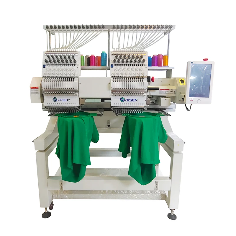production line pakistan products smart switch 20*20cm embroidery machine 2 head single for wereing suit a15 motherboards cad