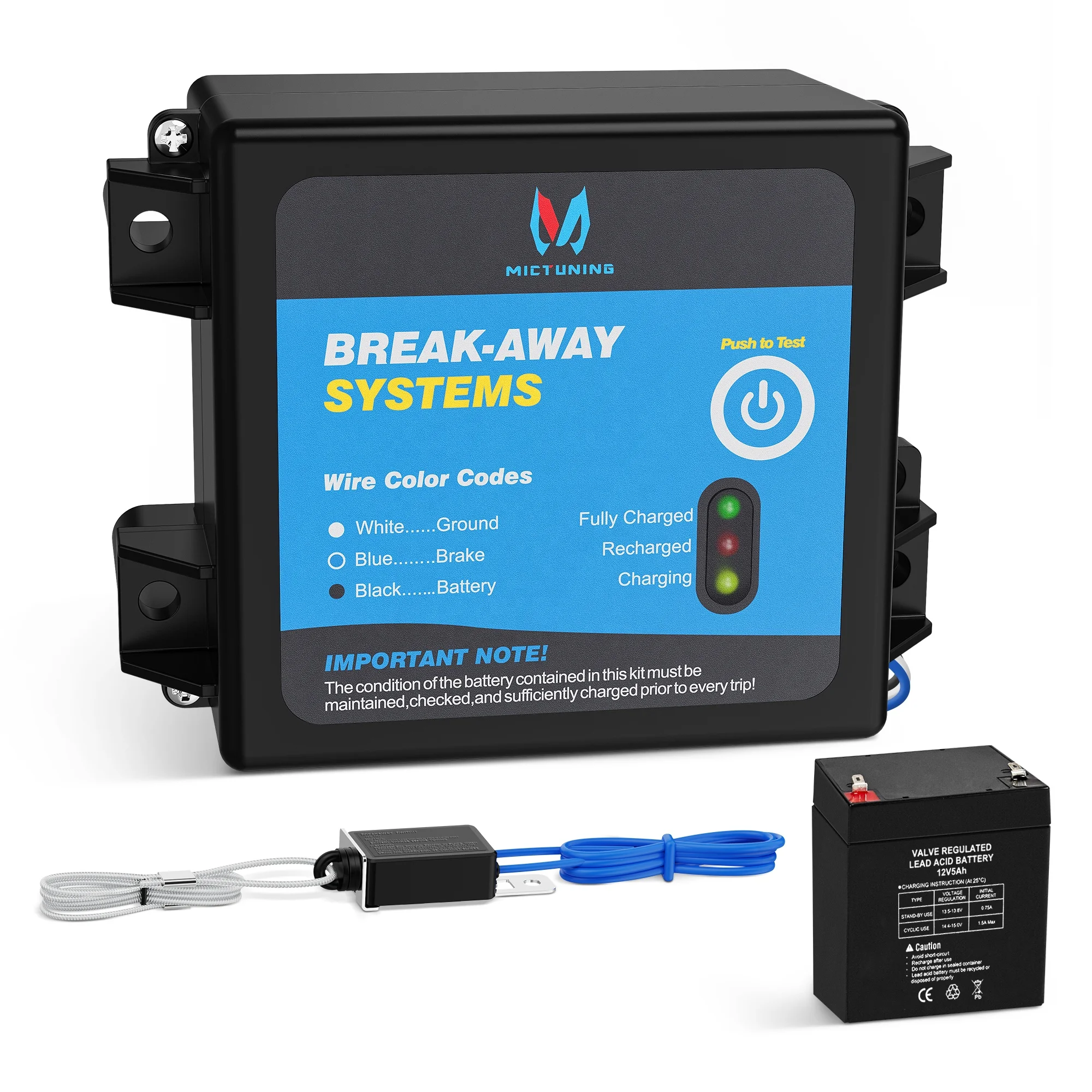 Контроллер тормозов со светодиодным индикатором