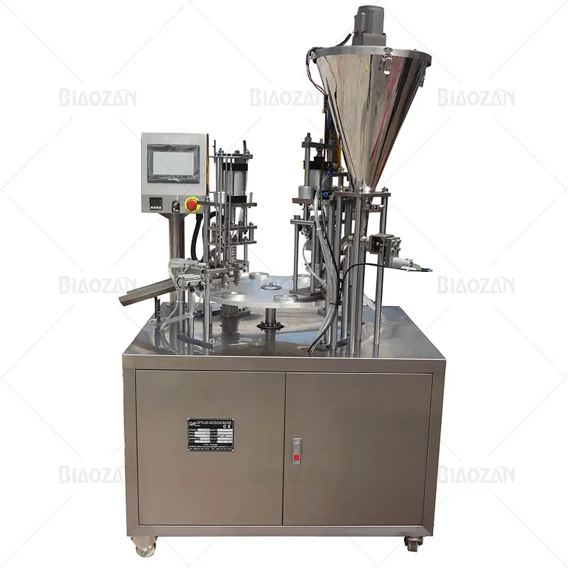 
China Vendor Automatic Lavazza Coffee Capsule Filling and Sealing Machine 