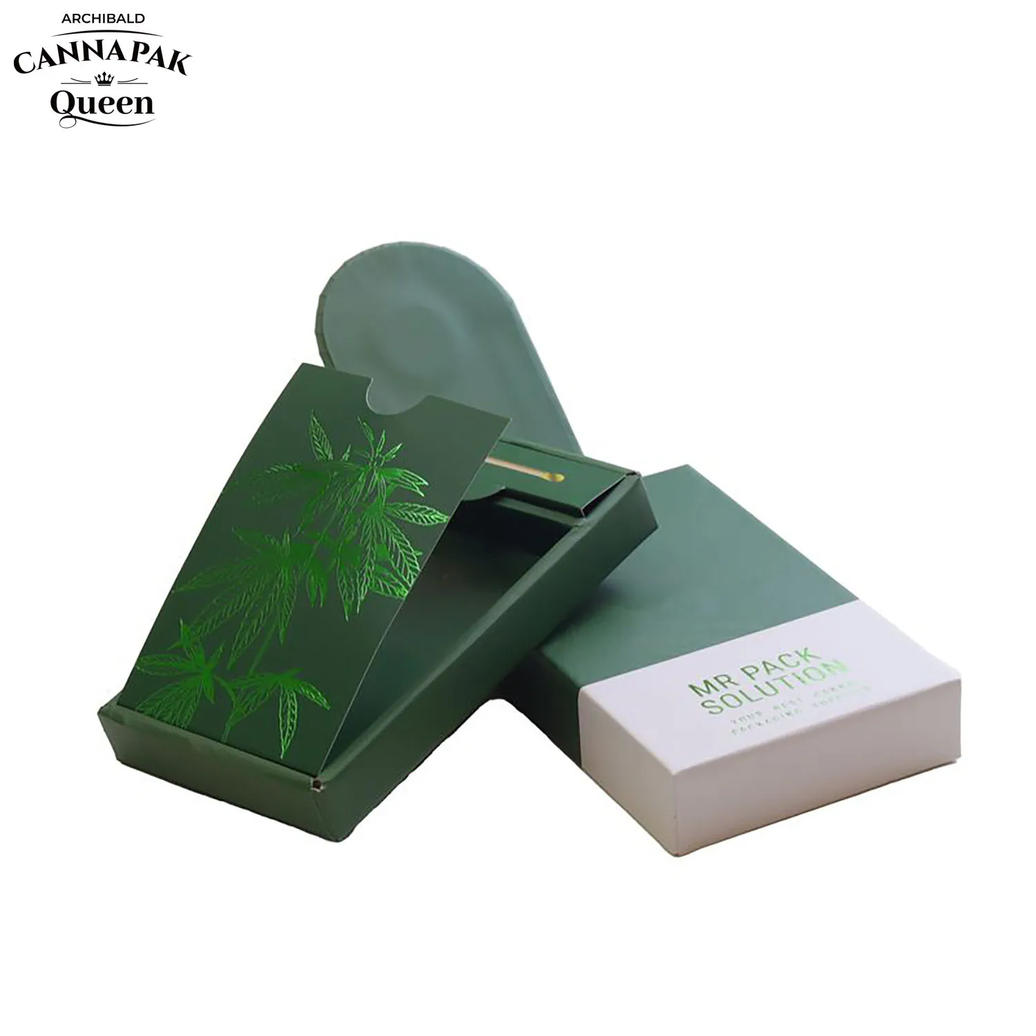 Archibald Custom Size Color Cigarette Packaging Box Logo Printed Cigarette Smoke Case Flip Top Blank Paper Cartridge Boxes